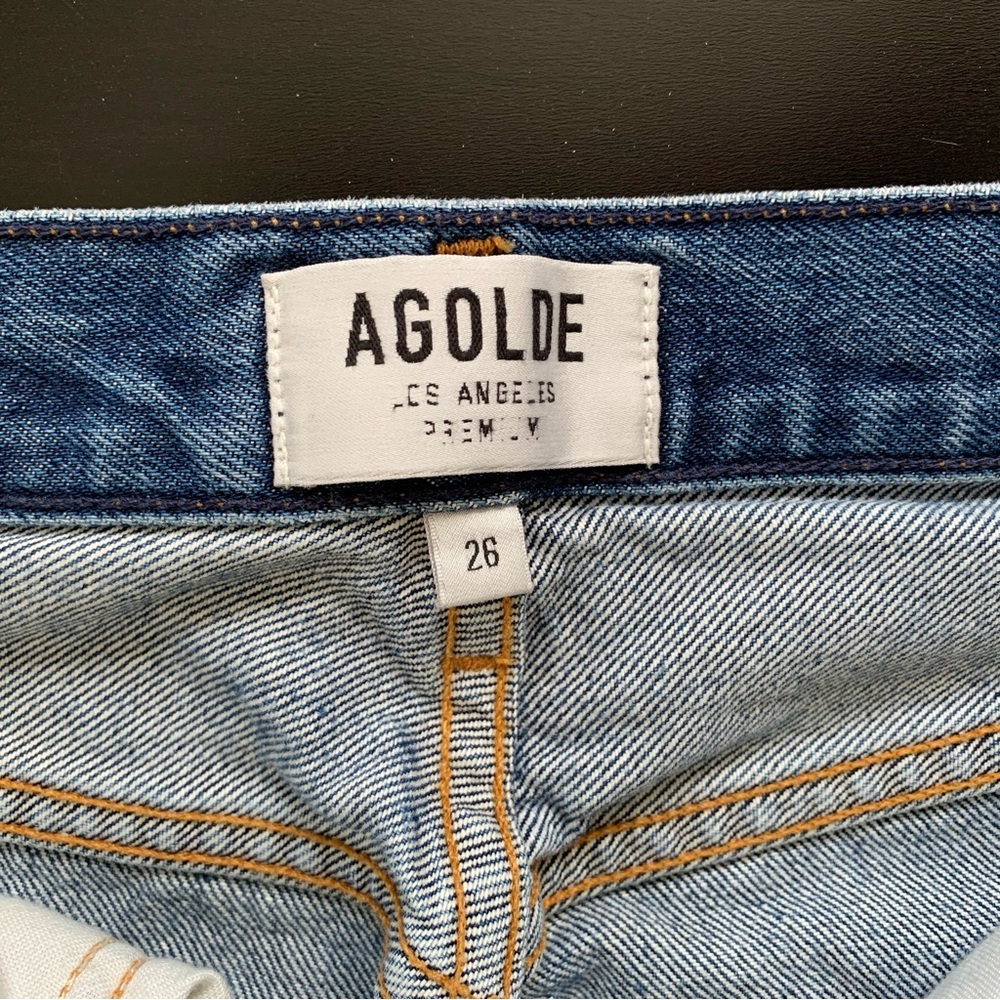 Agolde Cropped Riley Jeans size 26 - Picture 3 of 7
